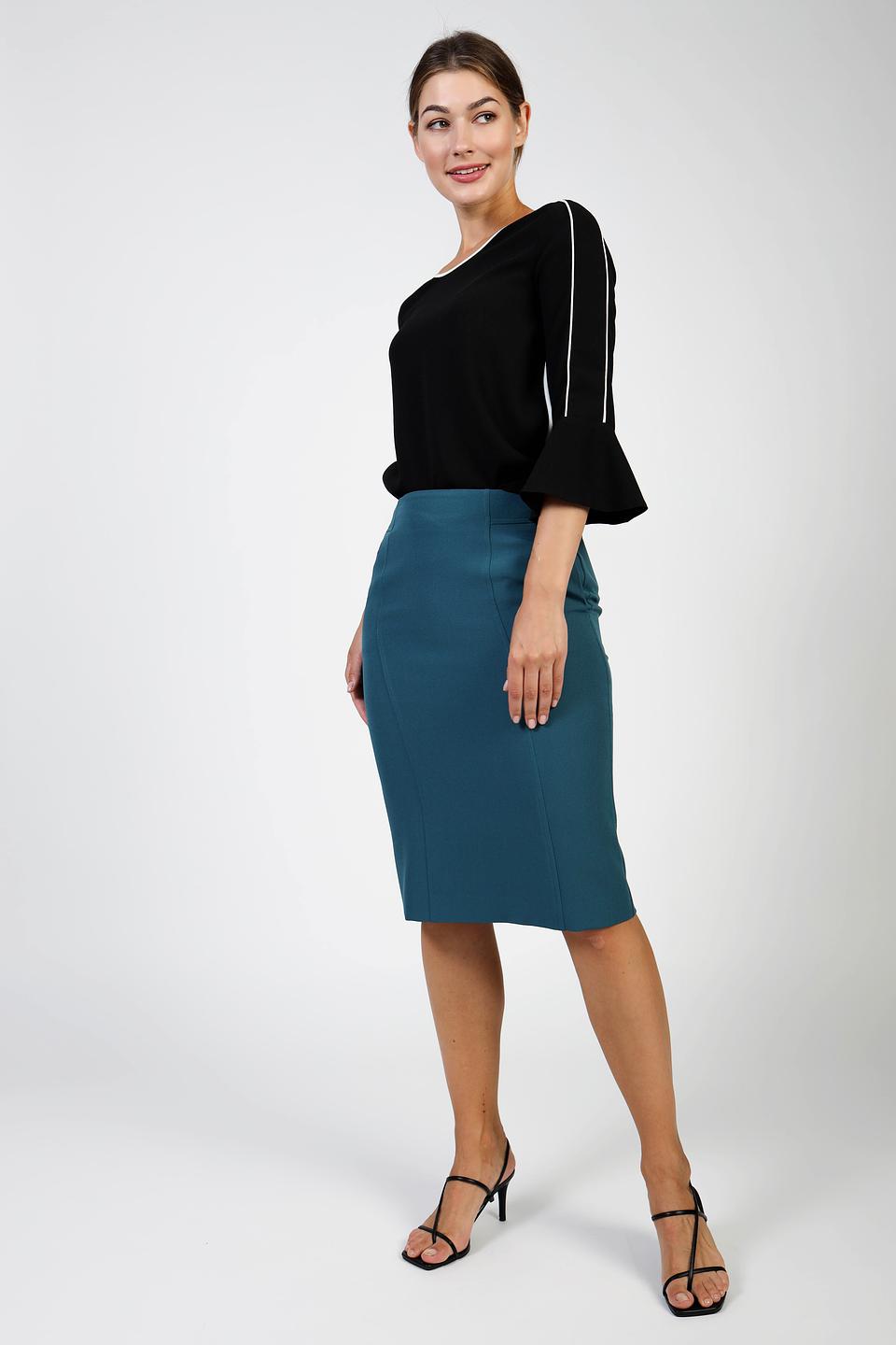 Юбка Pezzo классическая изумрудная