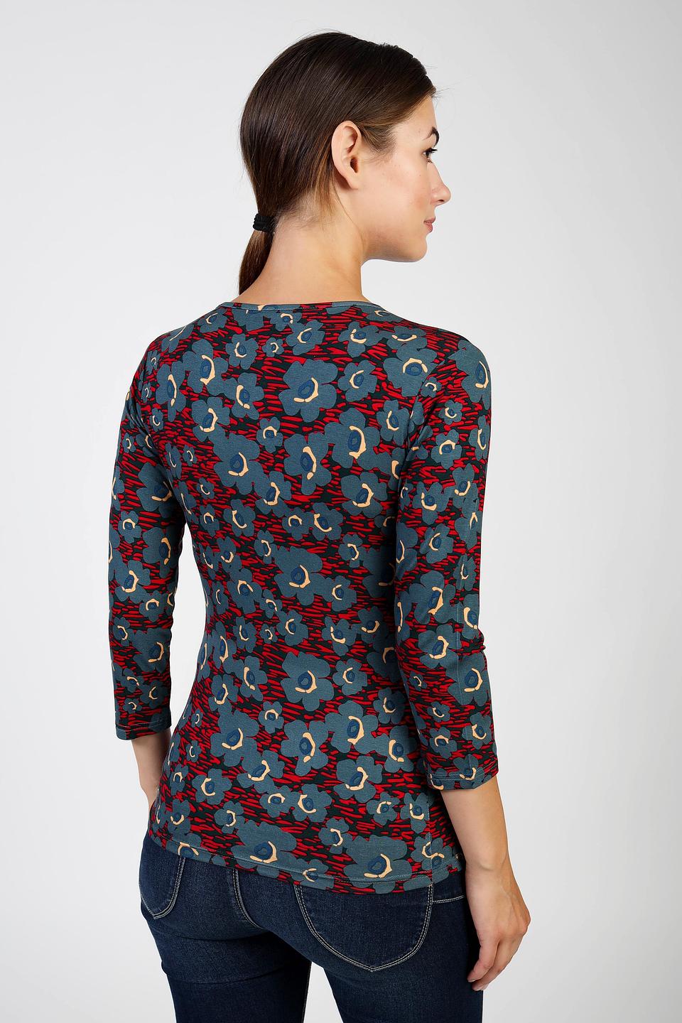 Лонгслив Pezzo с цветочным принтом