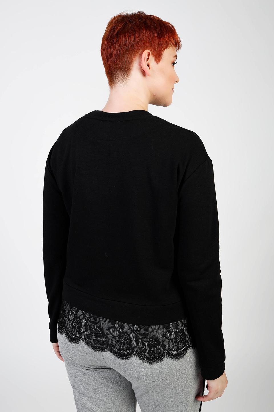 Пуловер Pezzo с пайетками чёрный