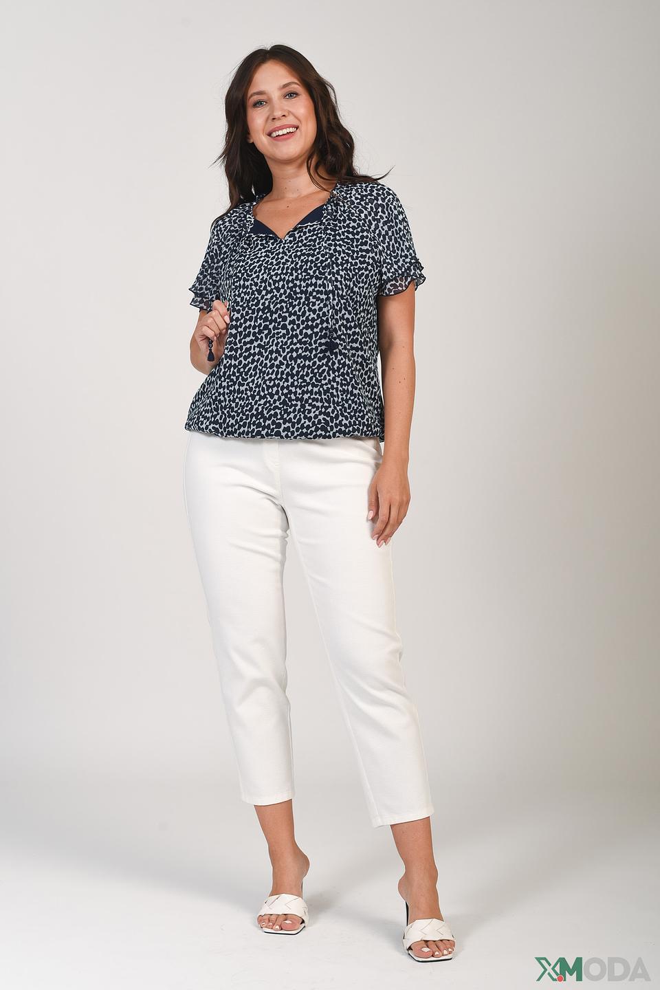 Блуза Rabe collection с леопардовым принтом