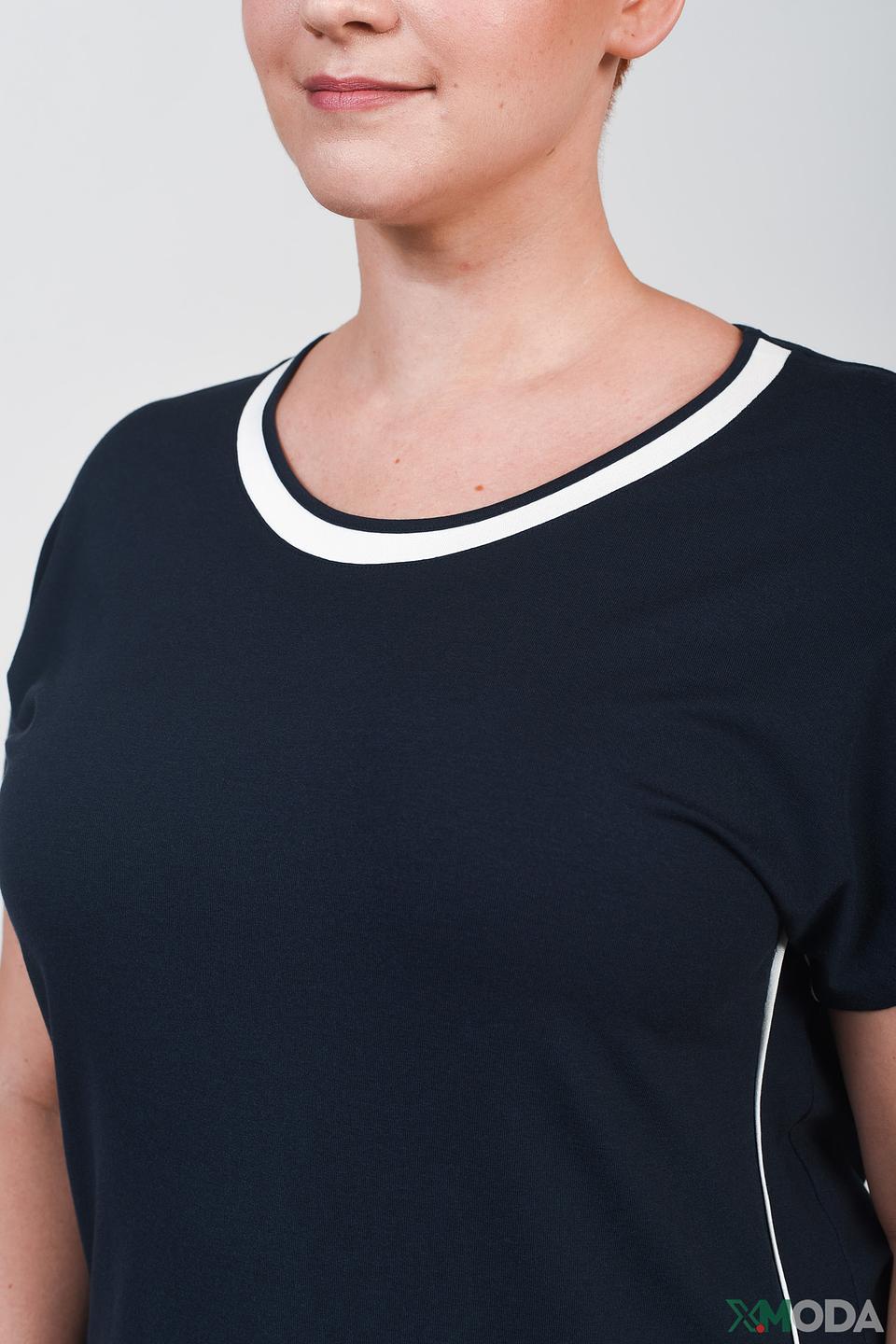 Футболка Frank Walder с белой отделкой