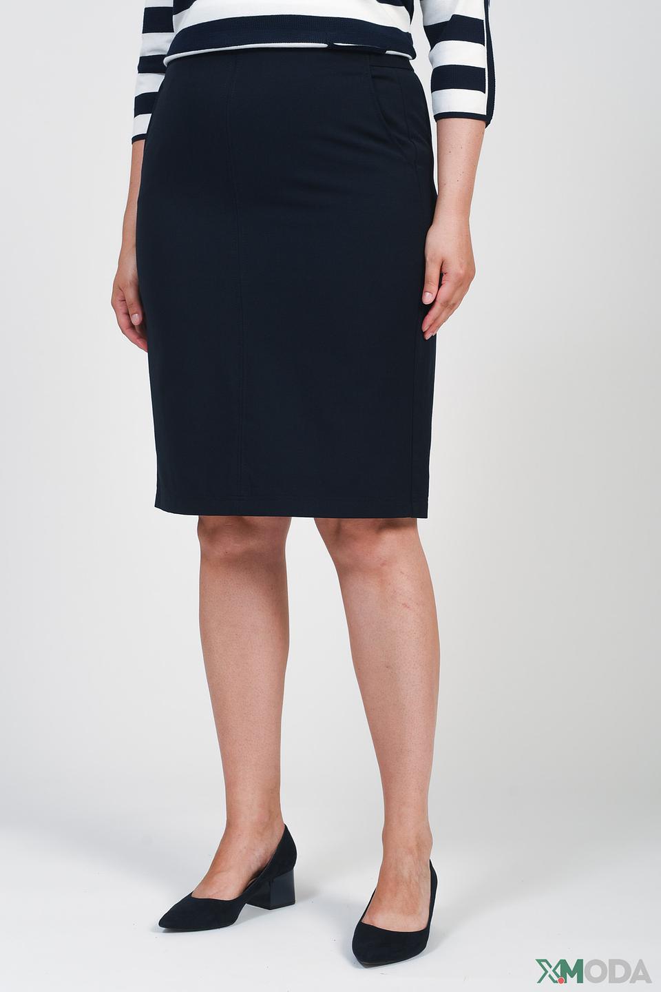 Юбка Frank Walder классическая чёрная