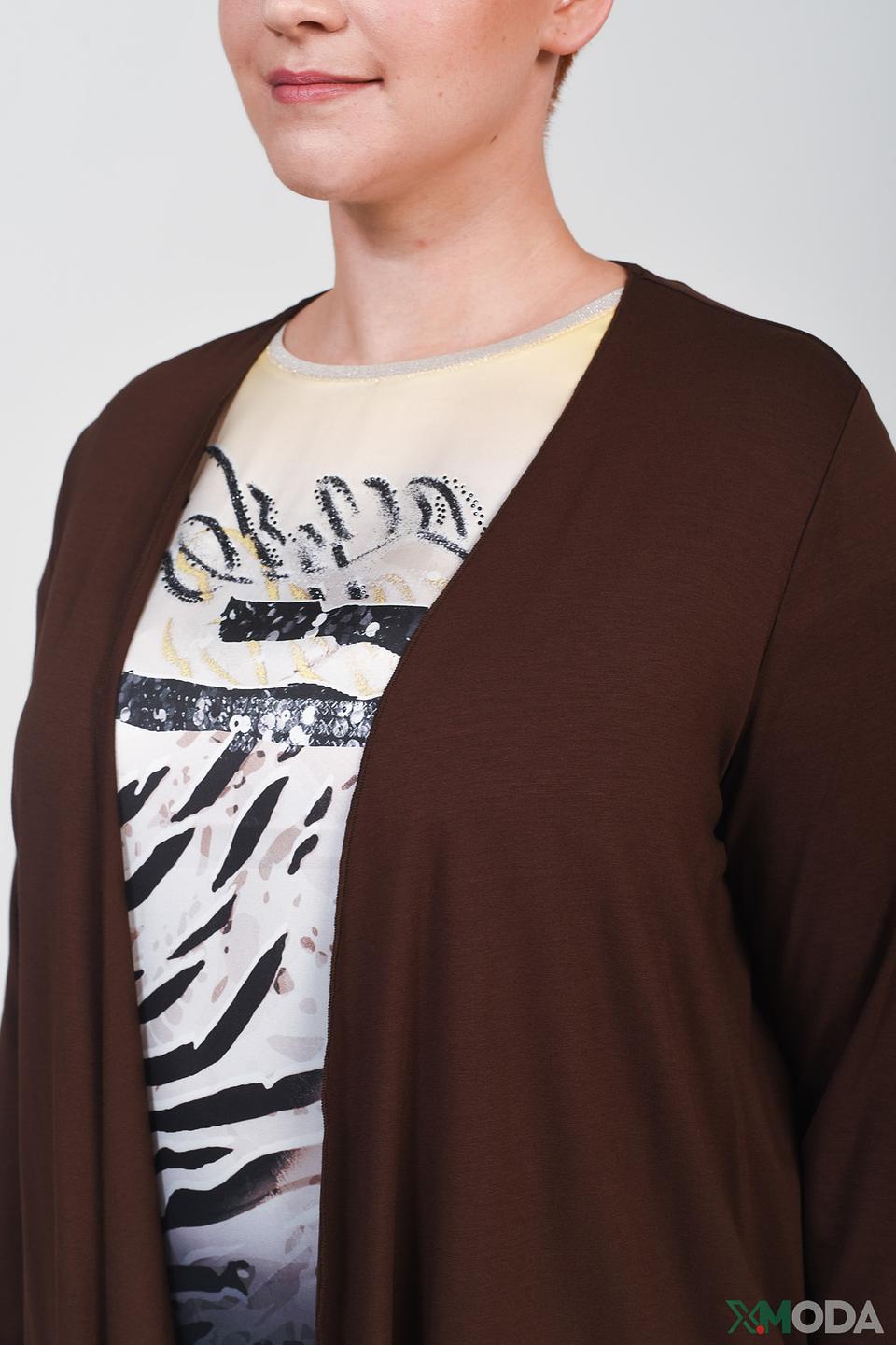 Жакет Via Appia коричневый