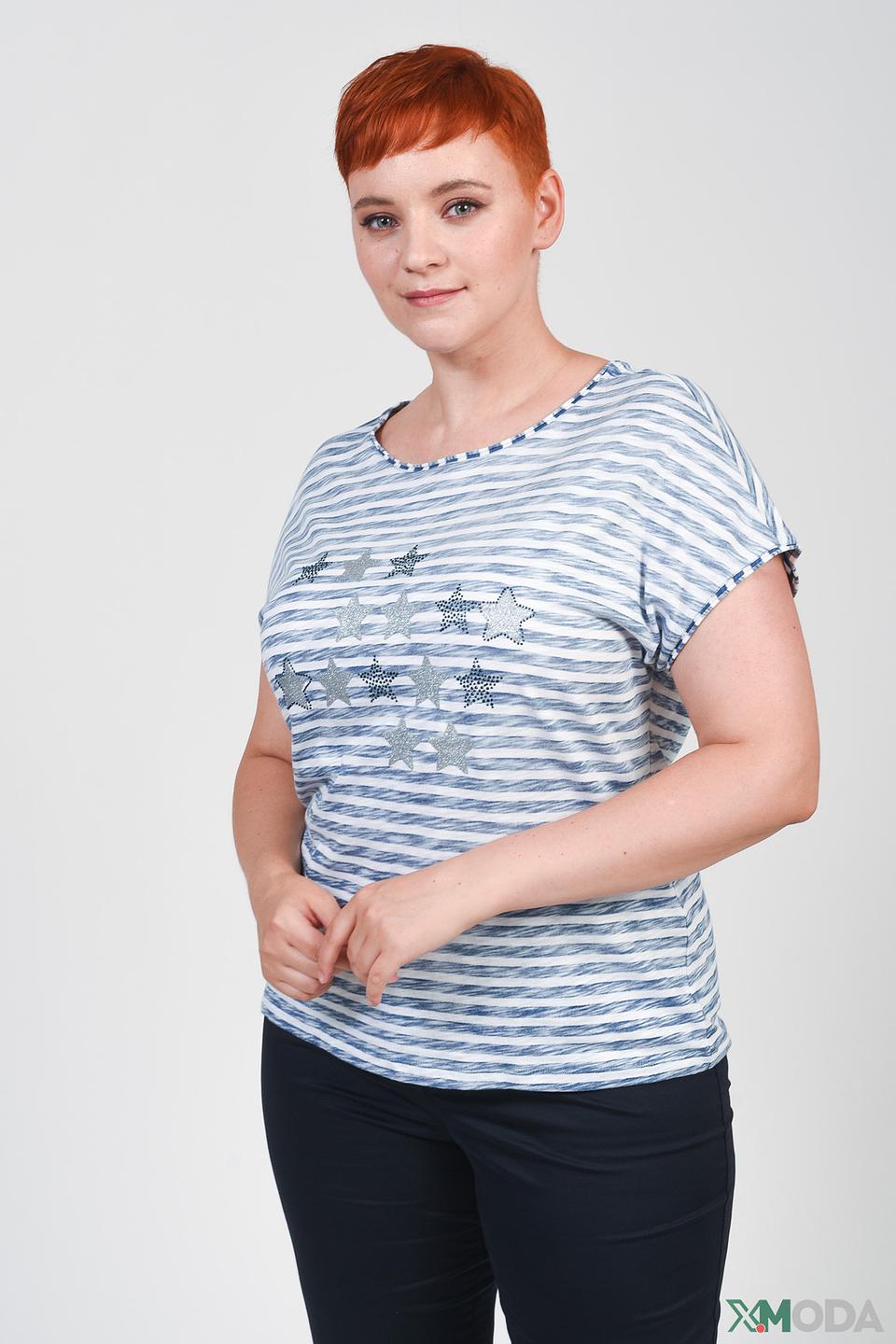 Футболка Thomas Rabe в полоску с звёздами