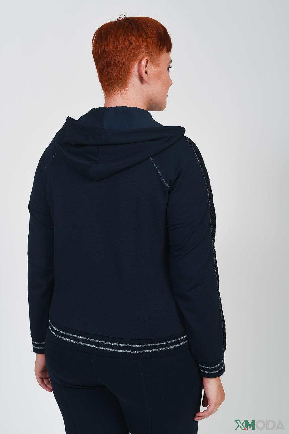 Жакет Thomas Rabe с капюшоном тёмно-синий