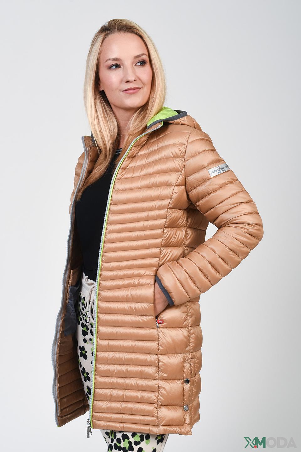 Пальто Frieda and Freddies стеганое бежевое