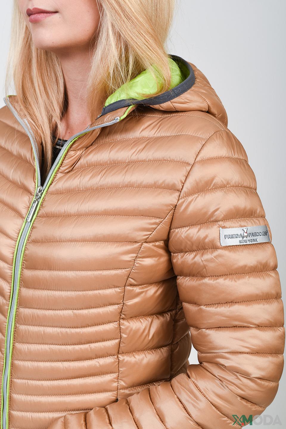 Пальто Frieda and Freddies стеганое бежевое