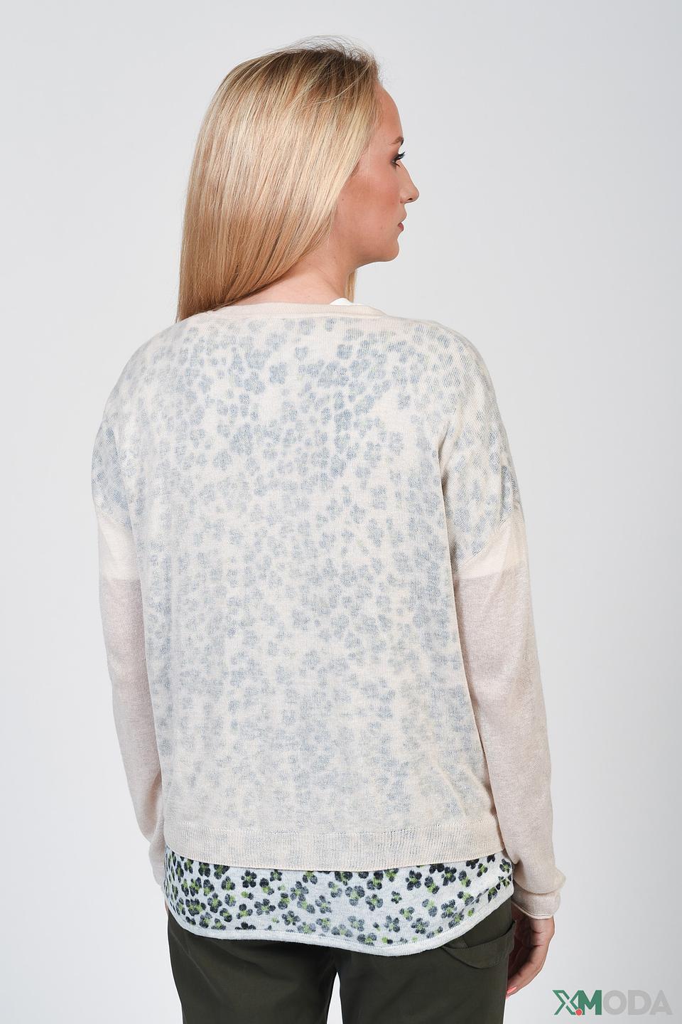 Кардиган Oui с леопардовым принтом