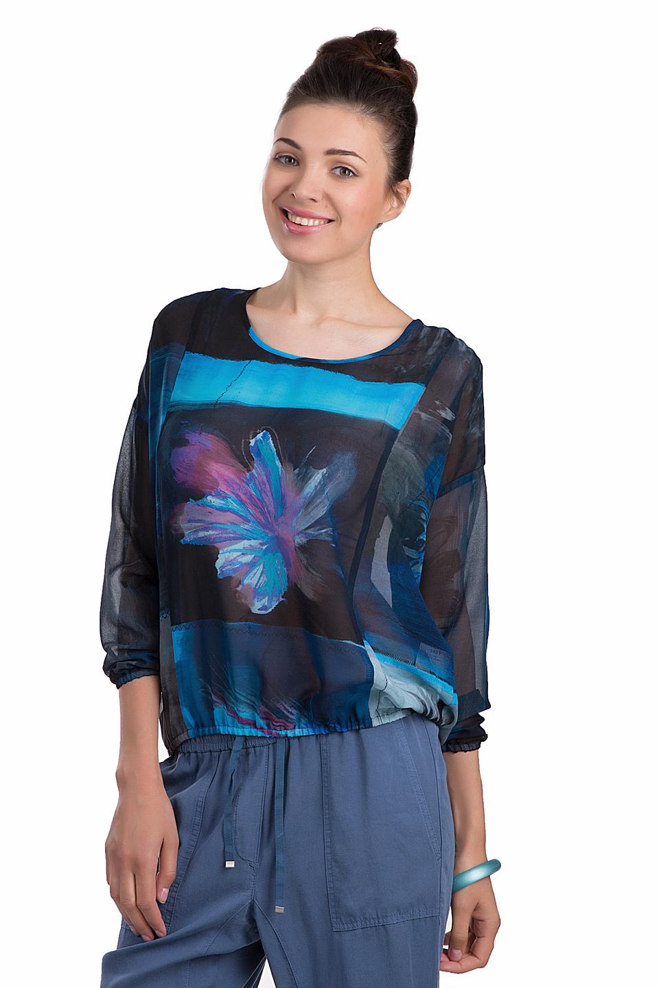 Блуза Marc Aurel с цветочным принтом