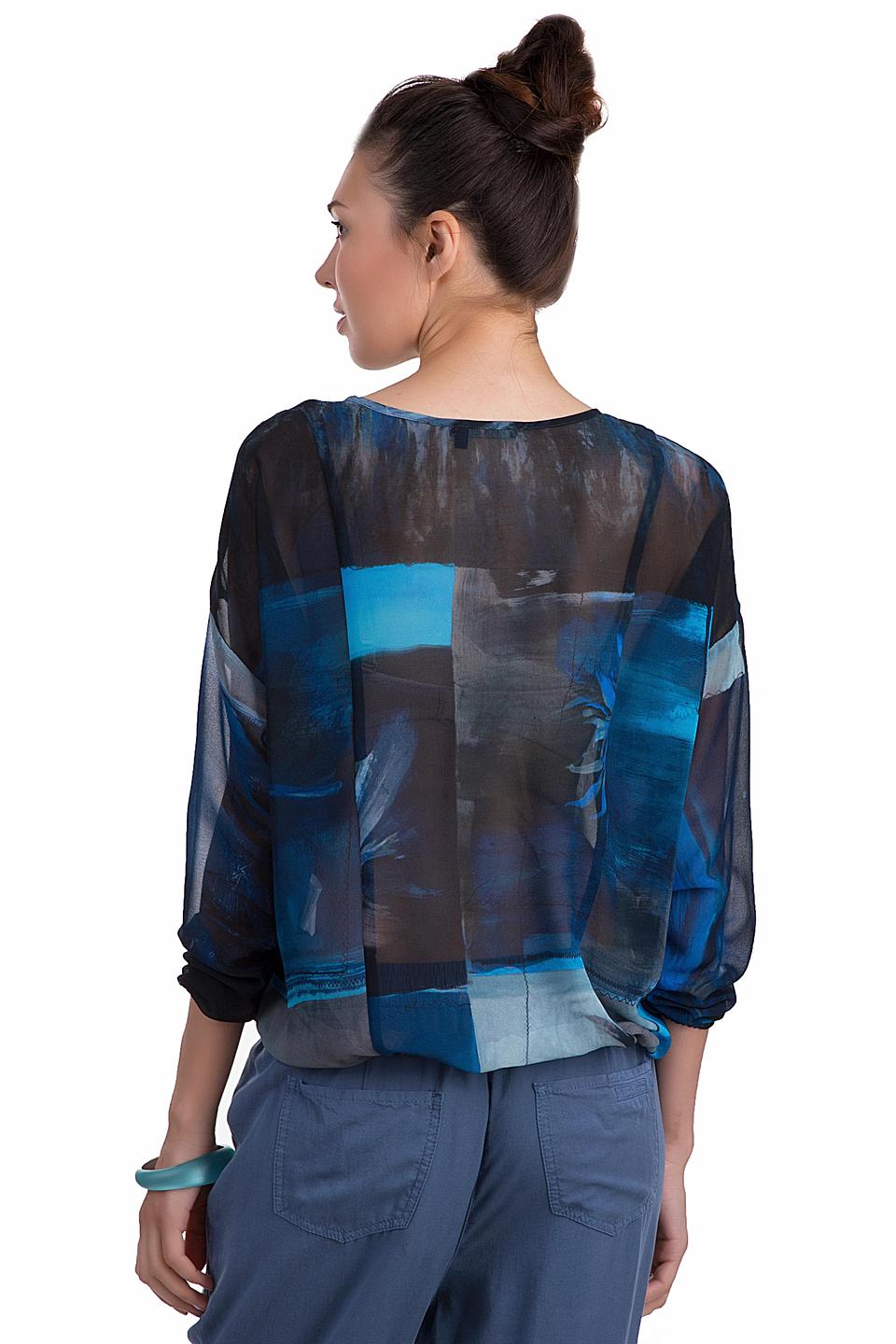 Блуза Marc Aurel с цветочным принтом