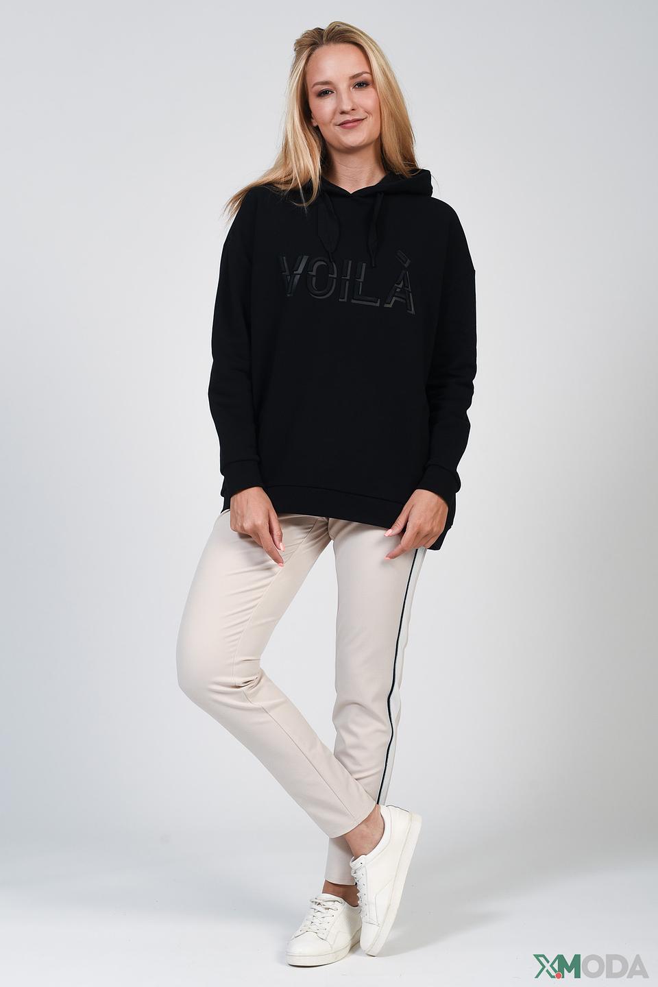 Пуловер Cinque с надписью чёрный