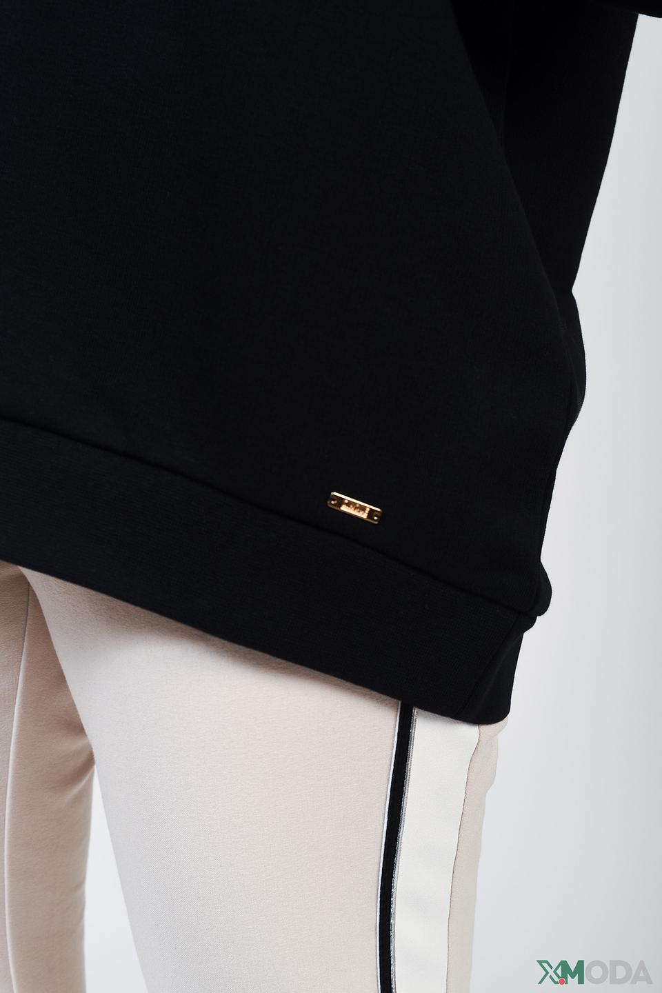 Пуловер Cinque с надписью чёрный