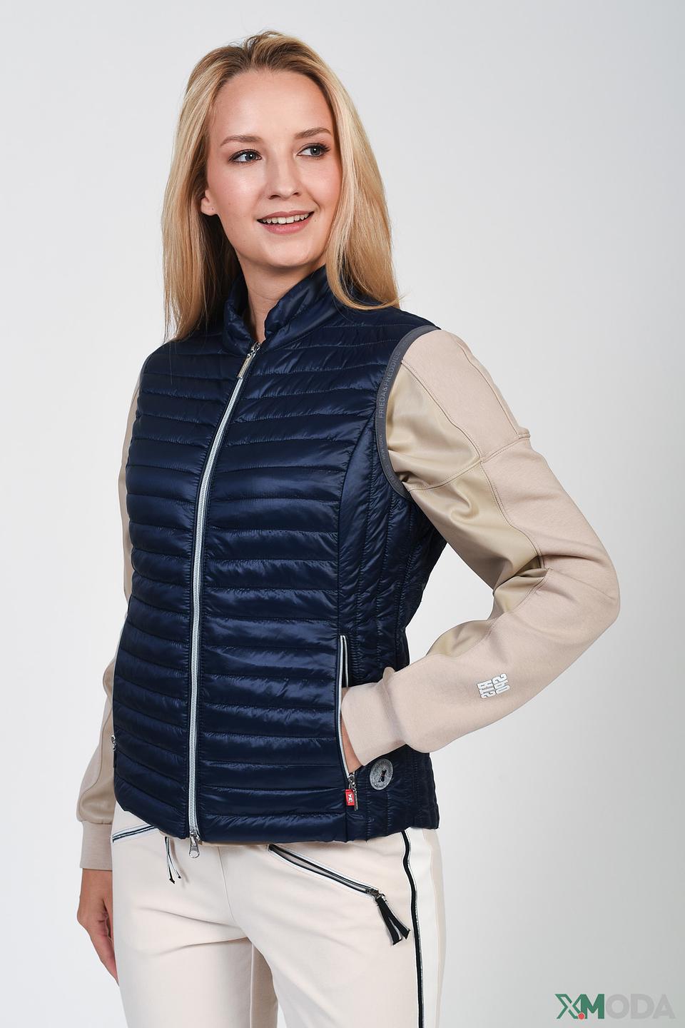 Жилет Frieda and Freddies стеганый синий