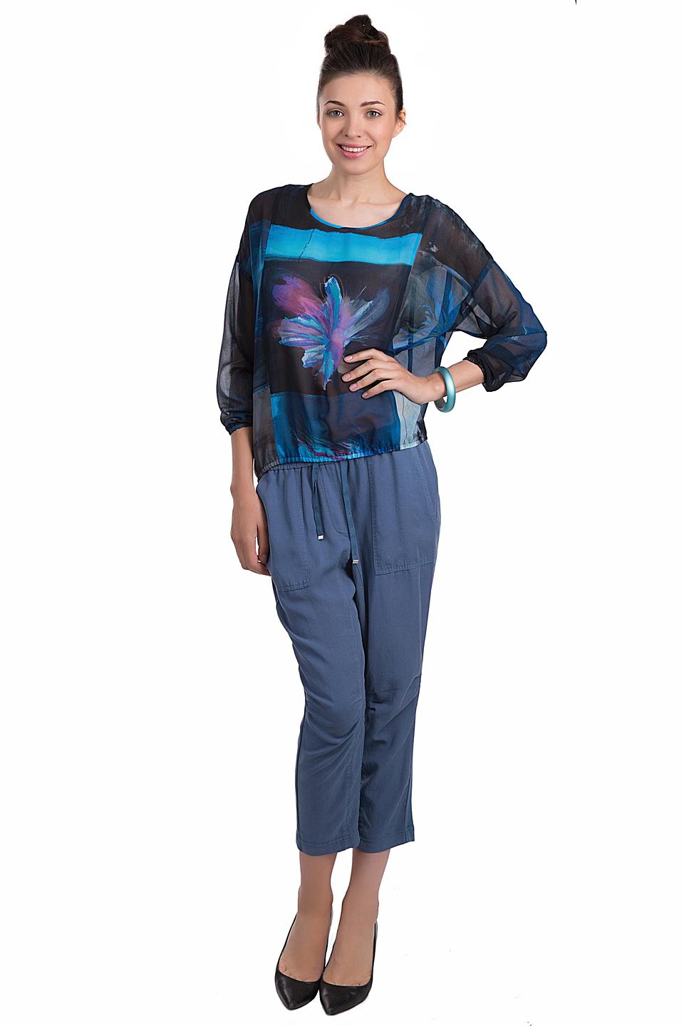 Блуза Marc Aurel с цветочным принтом