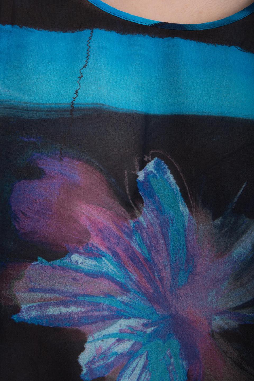 Блуза Marc Aurel с цветочным принтом