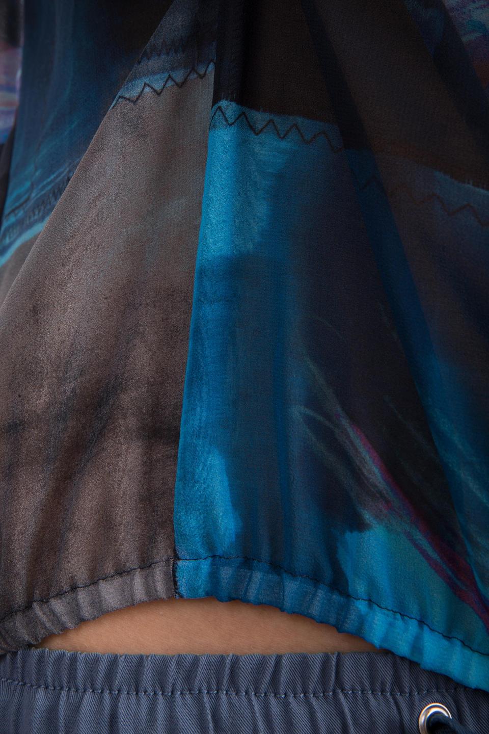 Блуза Marc Aurel с цветочным принтом