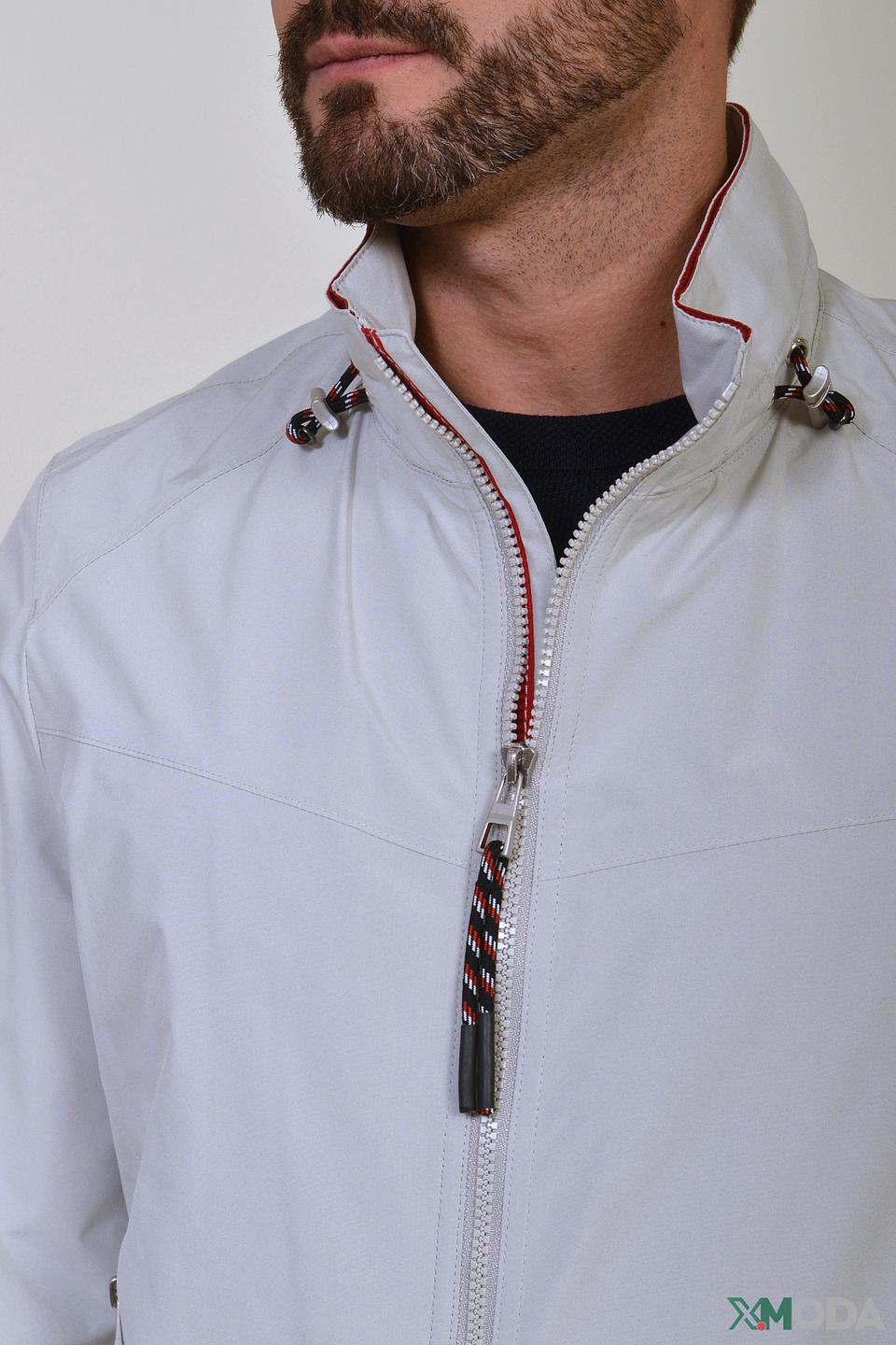 Ветровка Bugatti светло-серая