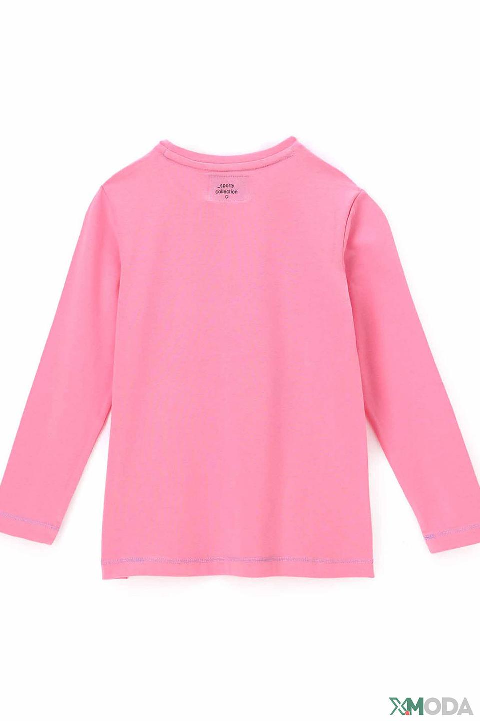 Футболка Original Marines дев. с пайетками розовый