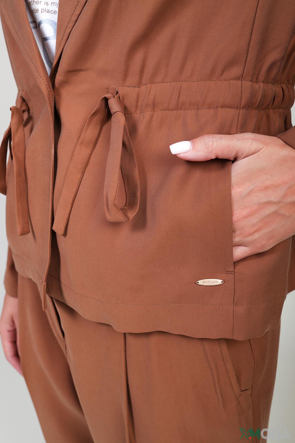 Жакет Betty and Co терракотовый