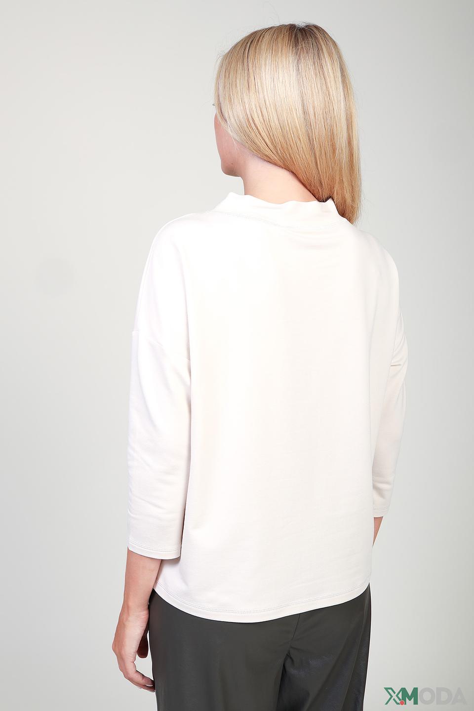 Пуловер Lecomte с принтом бежевый