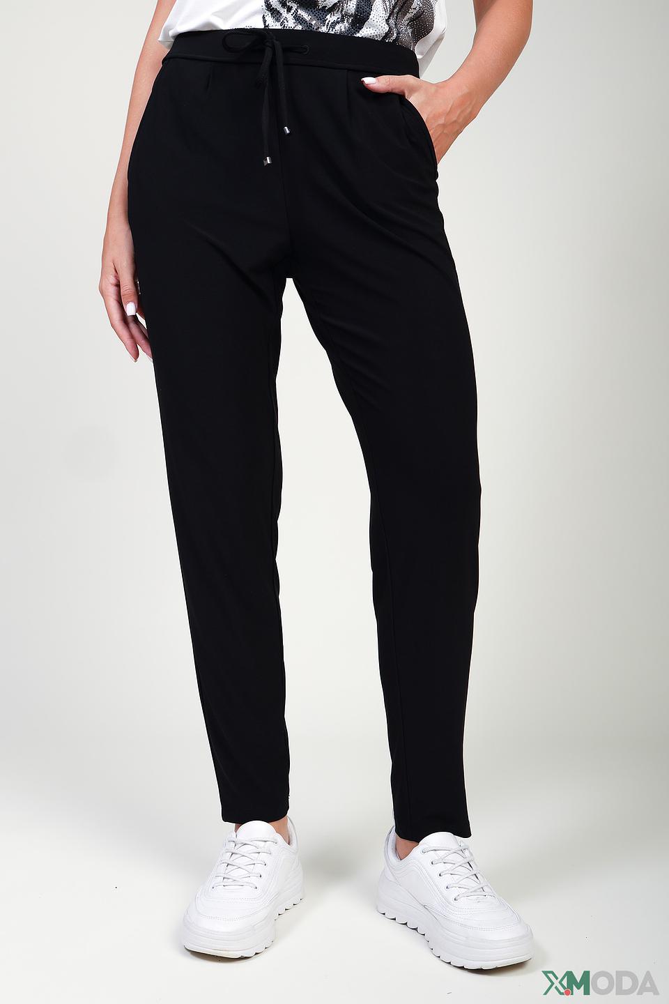 Брюки трикотажные Betty and Co черные