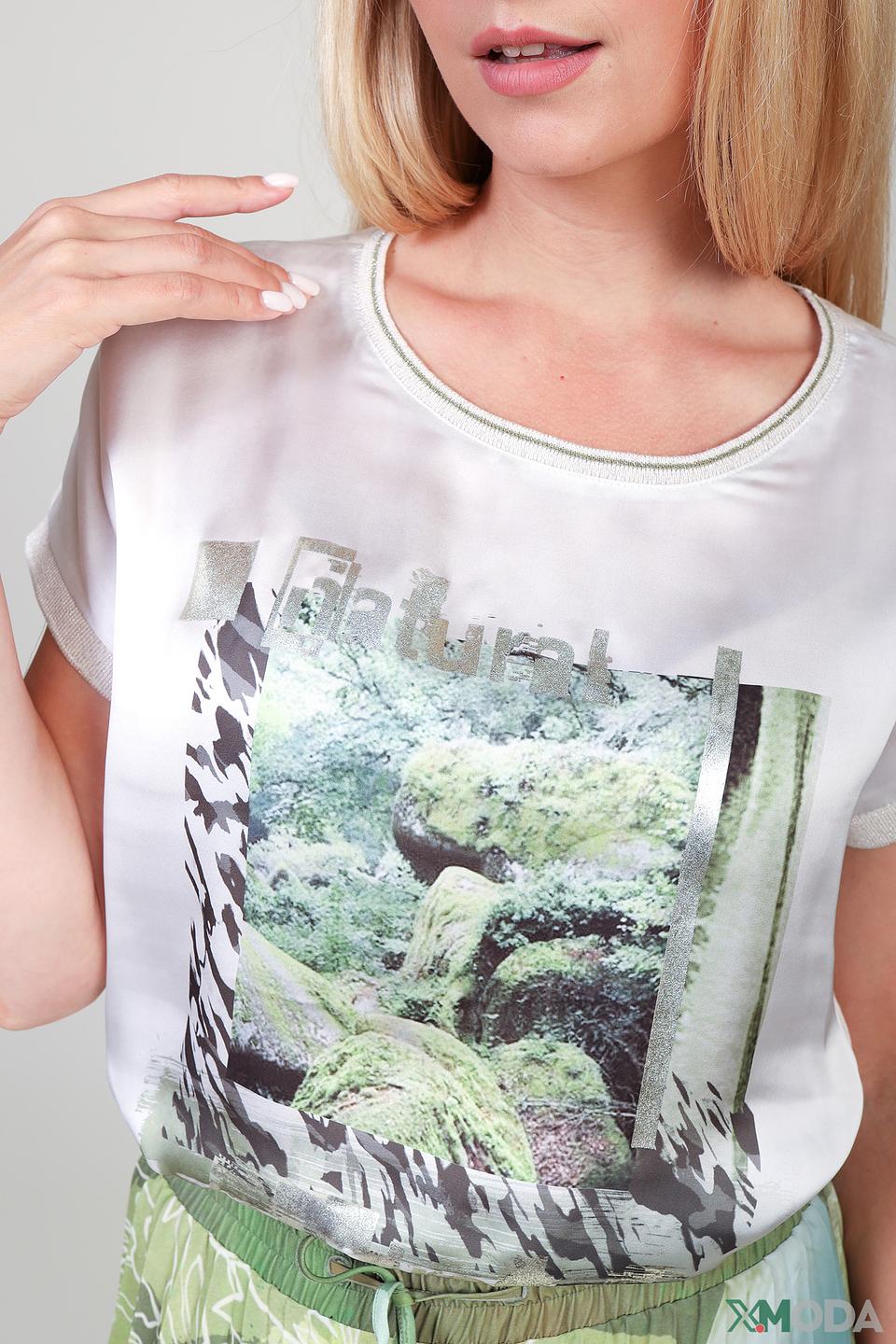 Футболка Lecomte с принтом "Natural"