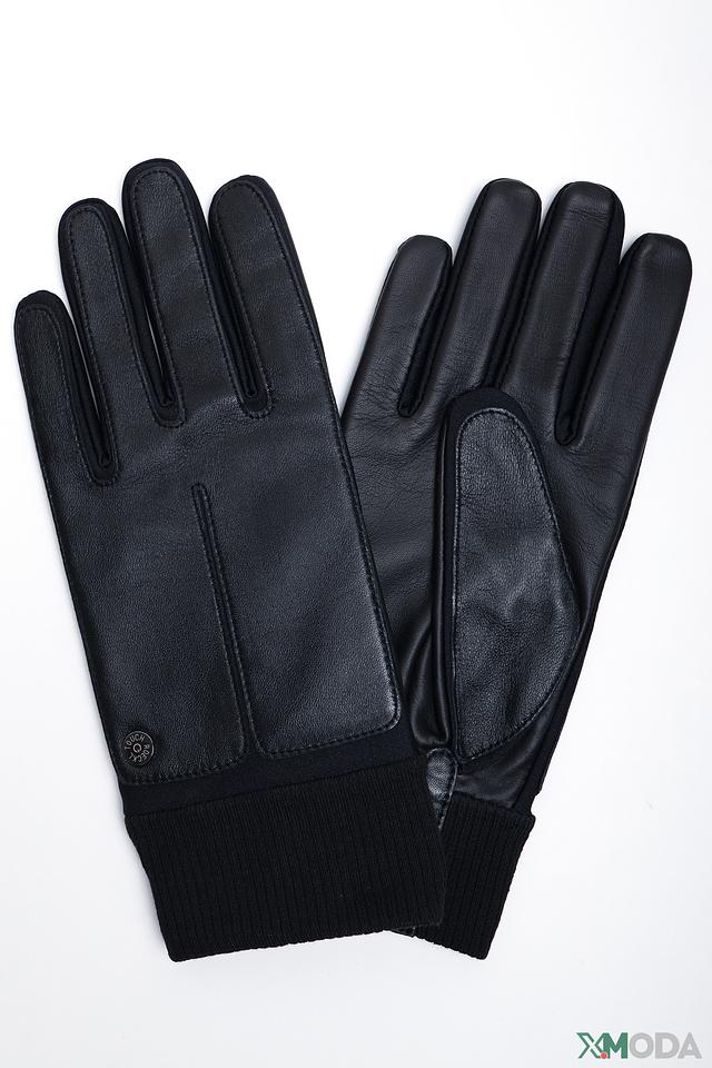 Перчатки Roeckl чёрные кожа