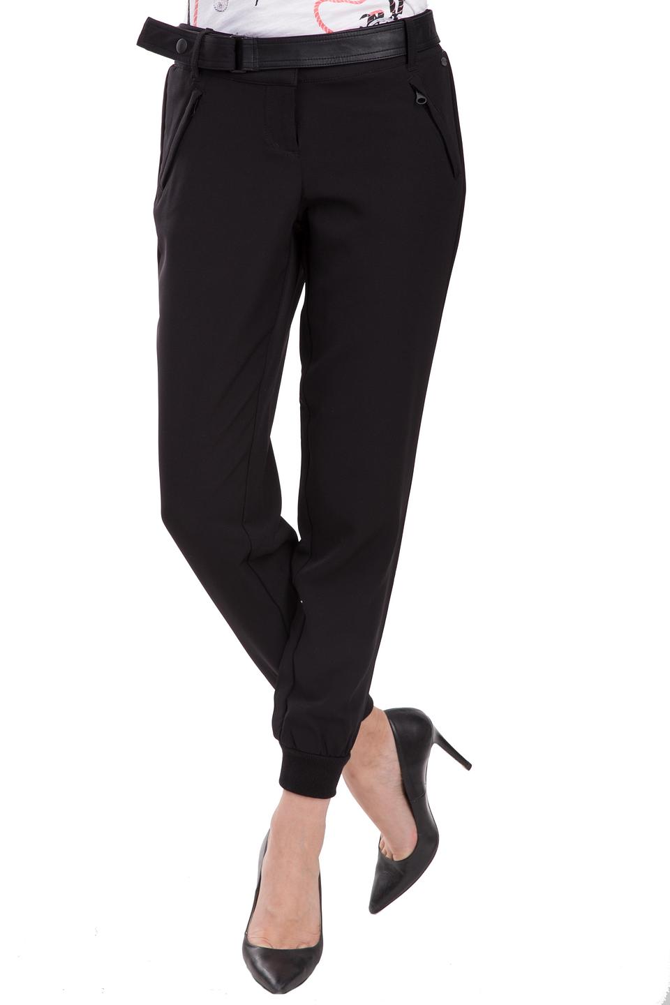 Брюки Tom Tailor чёрные с поясом