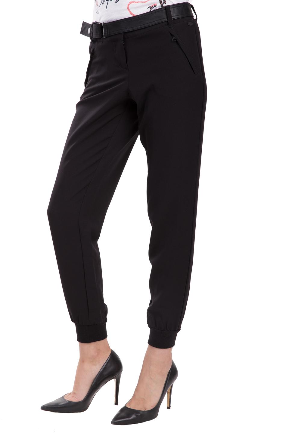 Брюки Tom Tailor чёрные с поясом