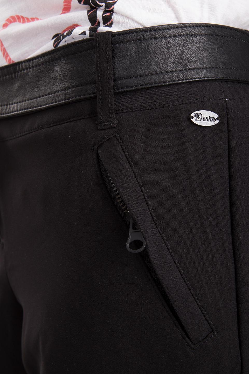 Брюки Tom Tailor чёрные с поясом