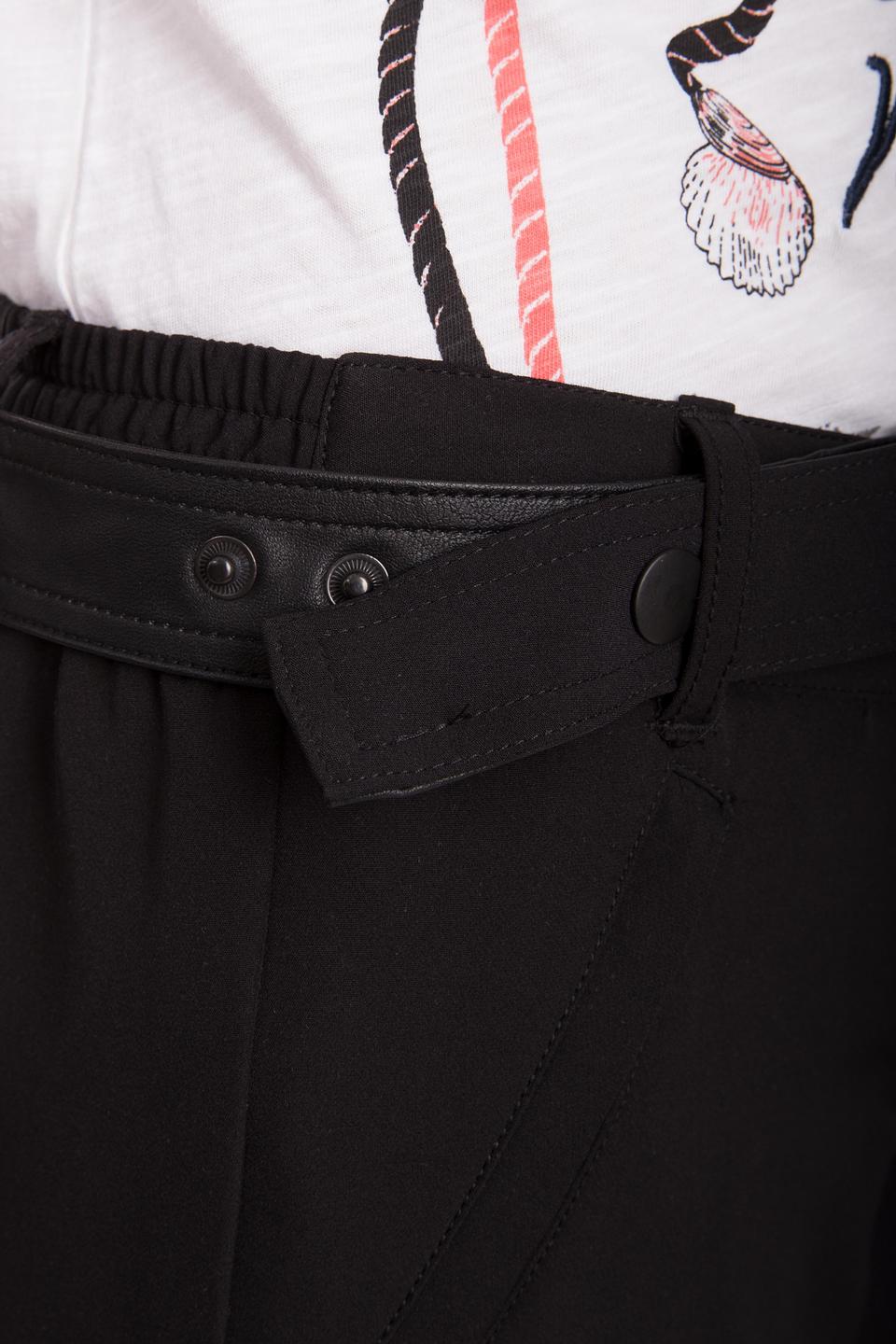 Брюки Tom Tailor чёрные с поясом