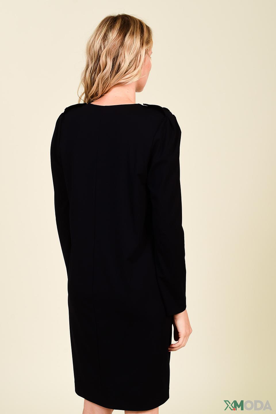 Платье Marc Cain чёрное с рукавами