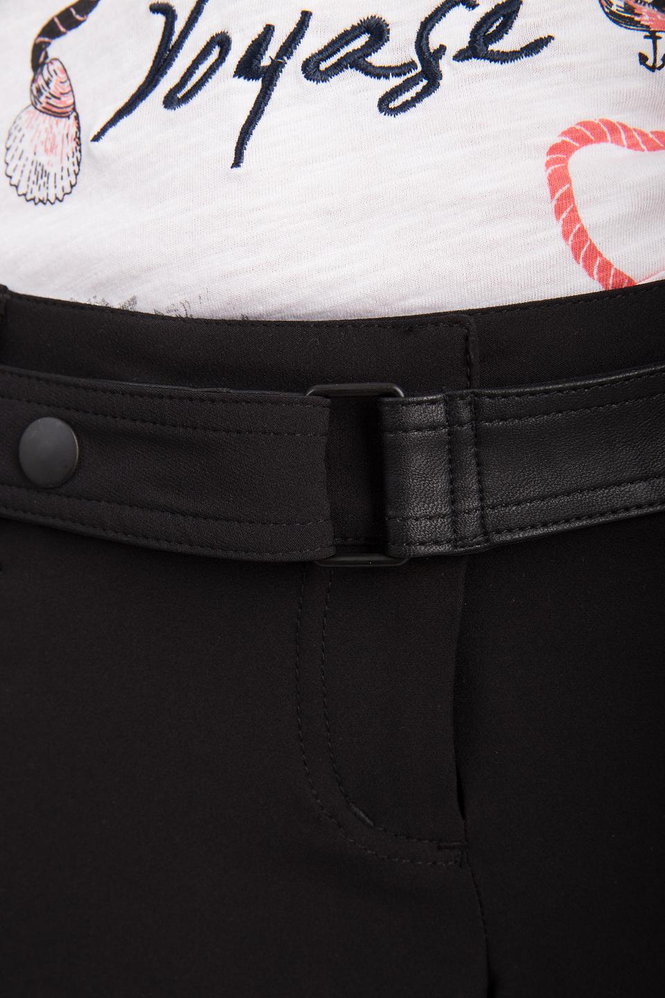 Брюки Tom Tailor чёрные с поясом