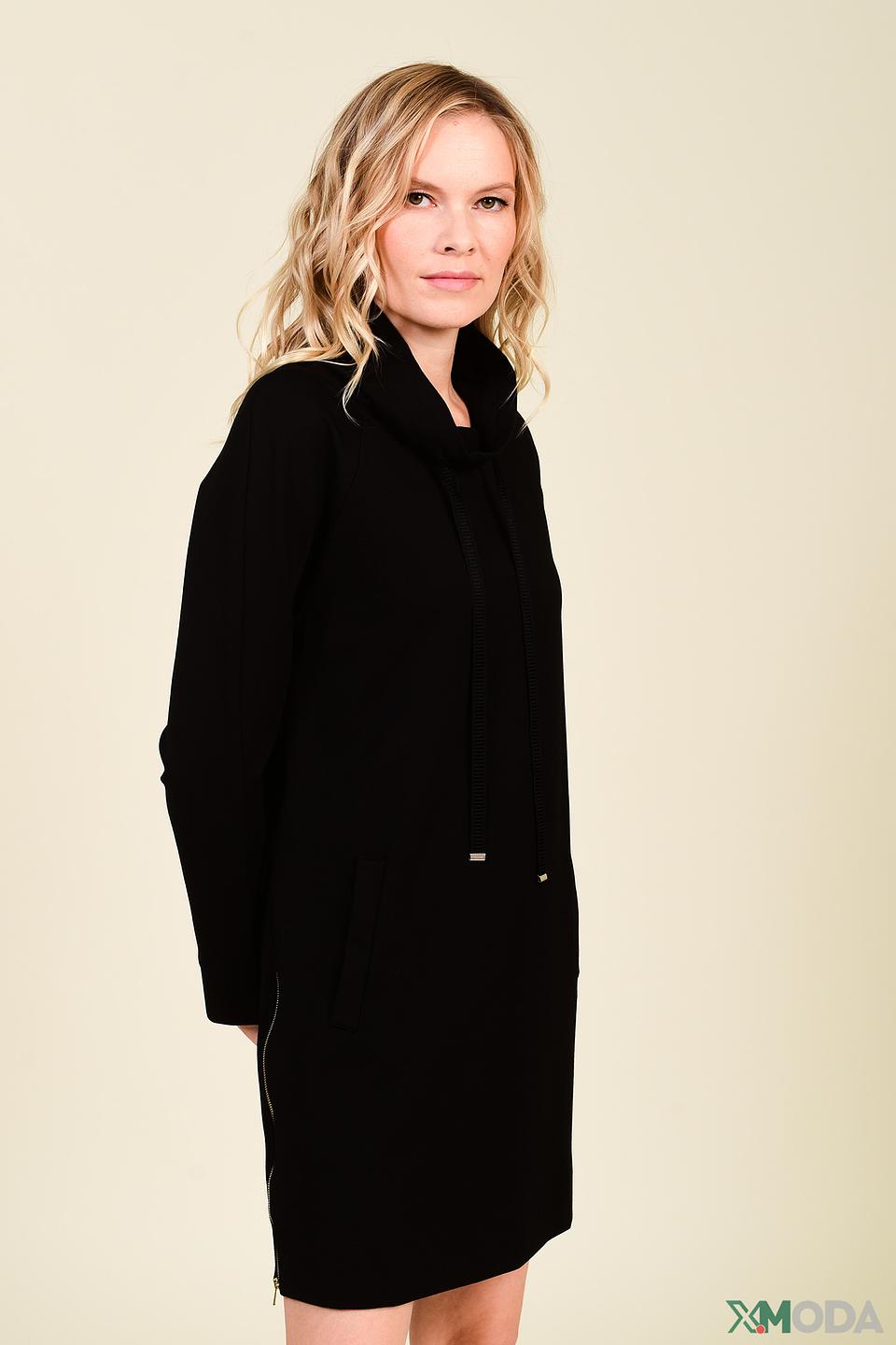 Платье Penny Black Black черное с капюшоном