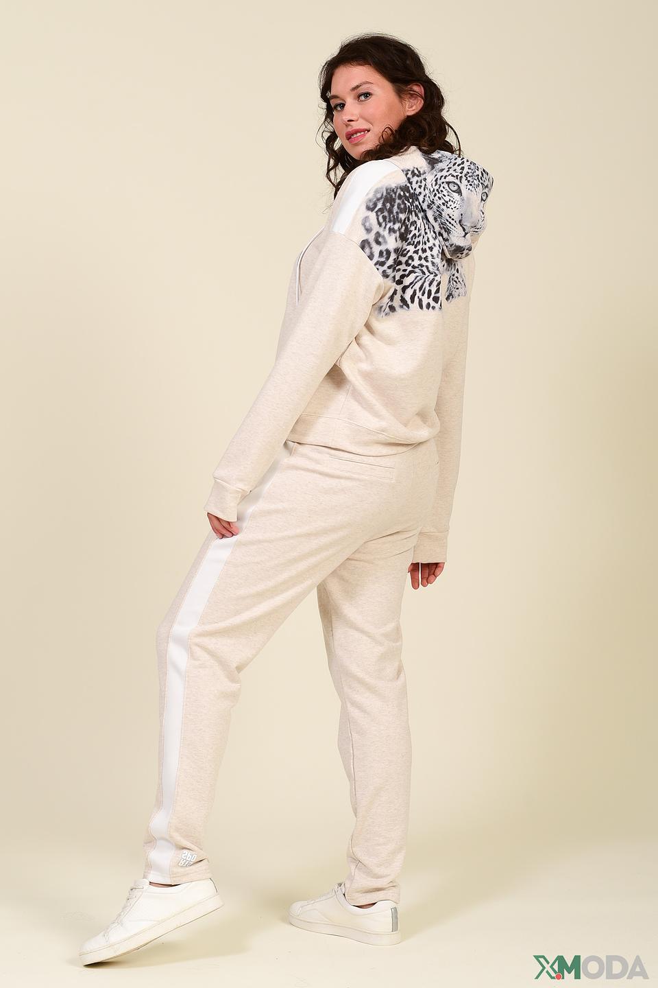 Пуловер Marc Cain Sports с леопардовым принтом