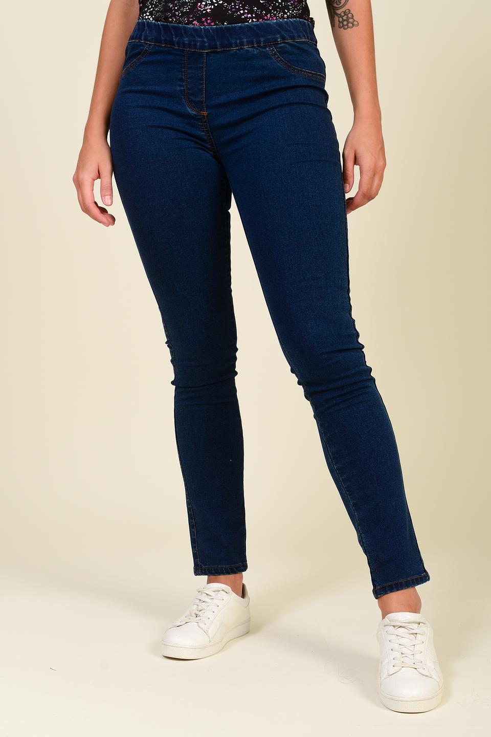 Джинсы Pezzo с эластичным поясом, синие