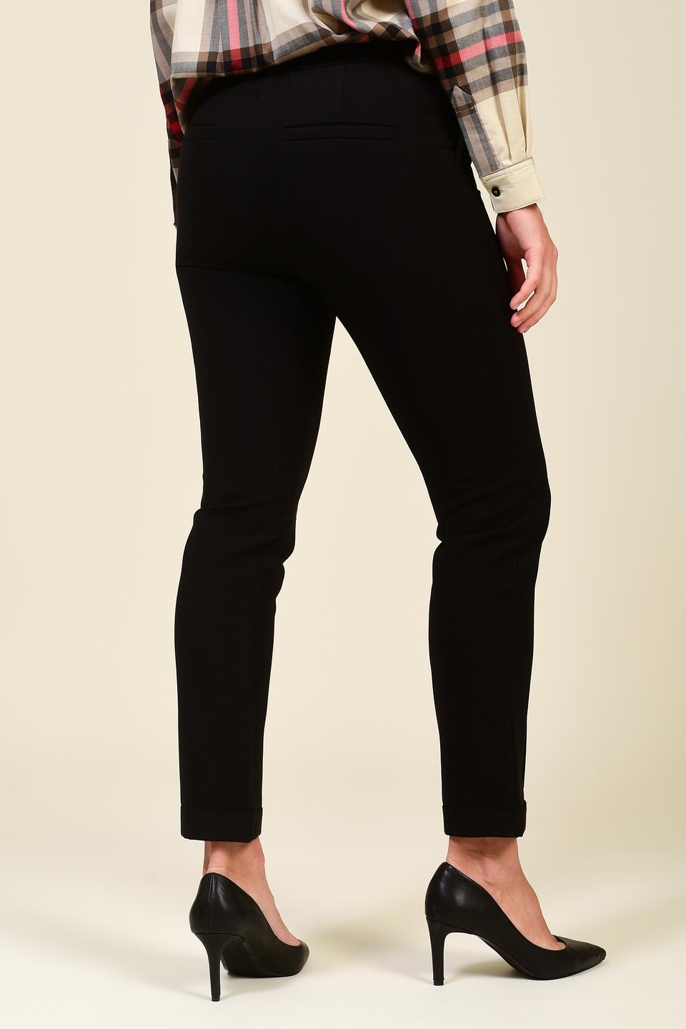 Брюки Pezzo чёрные с резинкой