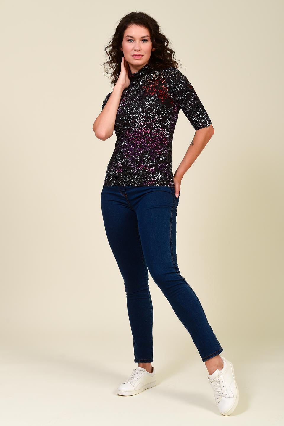 Водолазка Pezzo с цветочным принтом