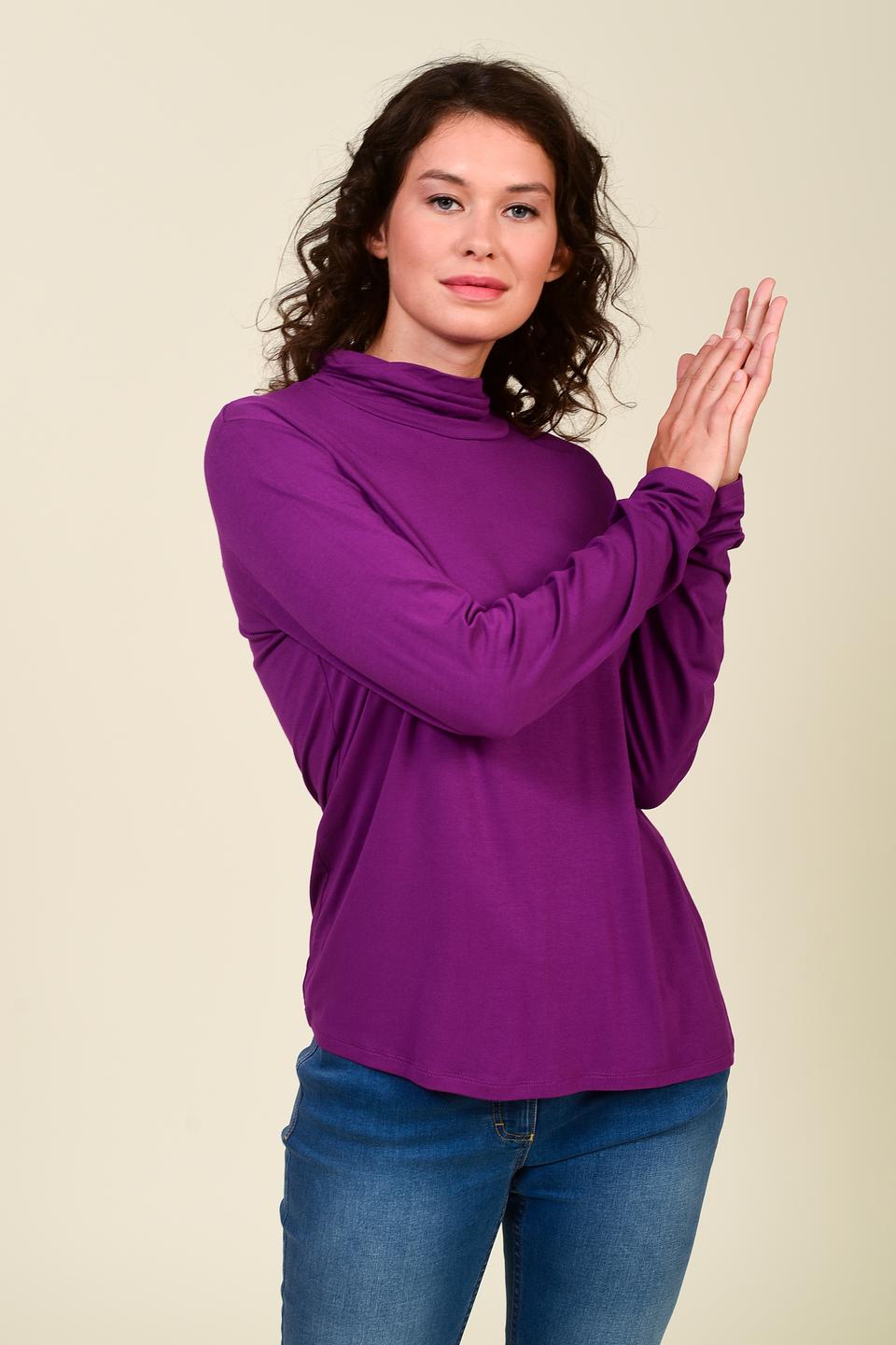Водолазка Pezzo фиолетовая