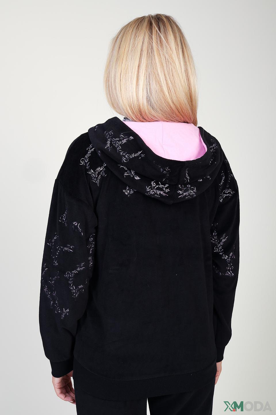 Жакет Pezzo с вышивкой чёрный