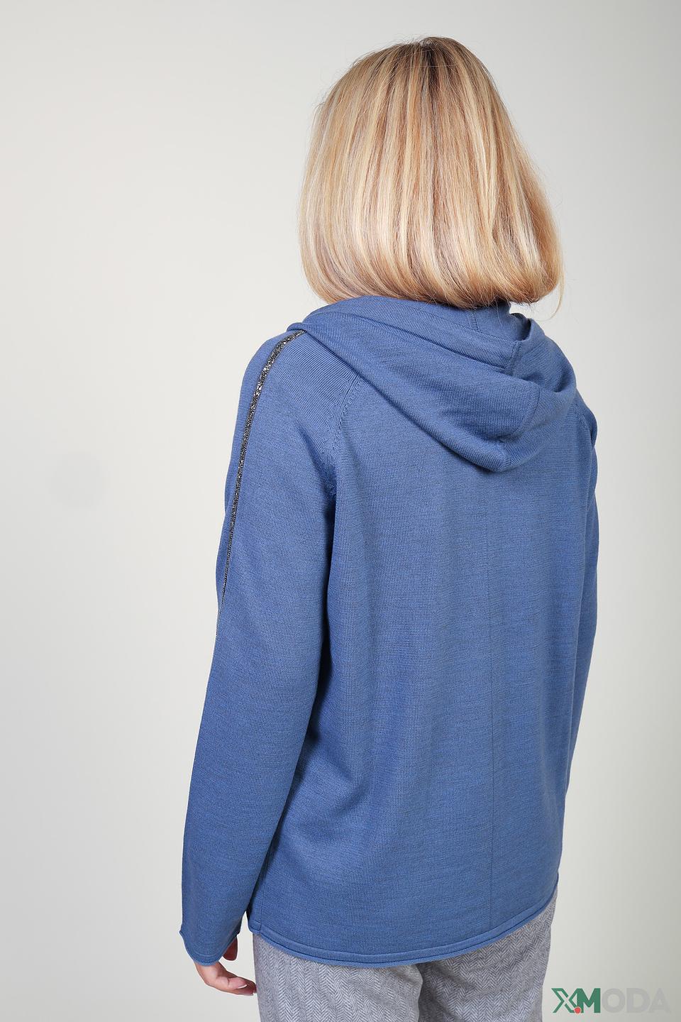 Жакет Pezzo с пайетками голубой