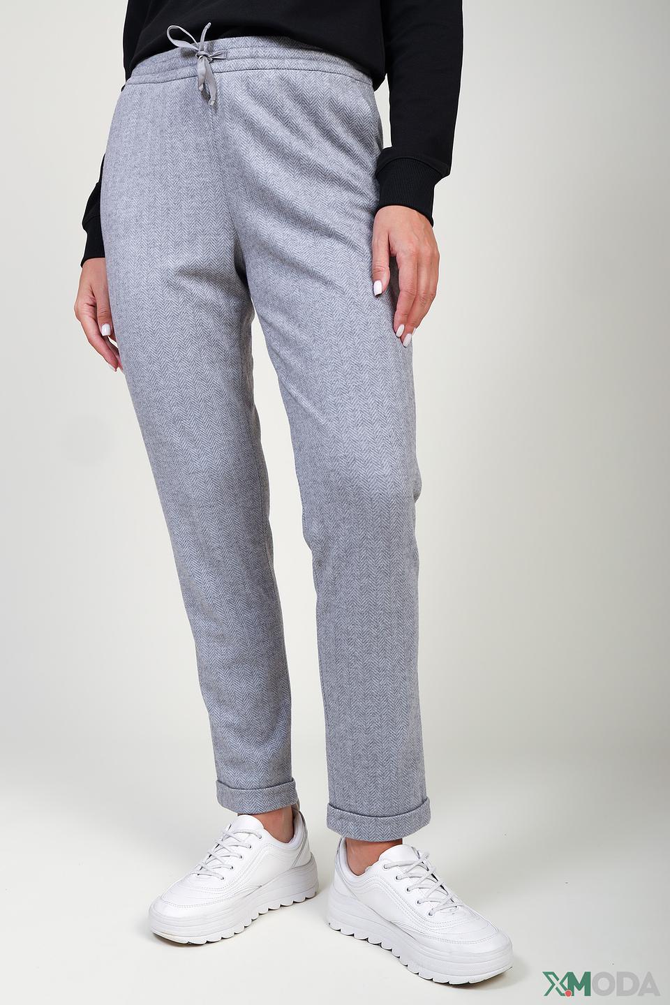 Брюки Pezzo серые в клетку