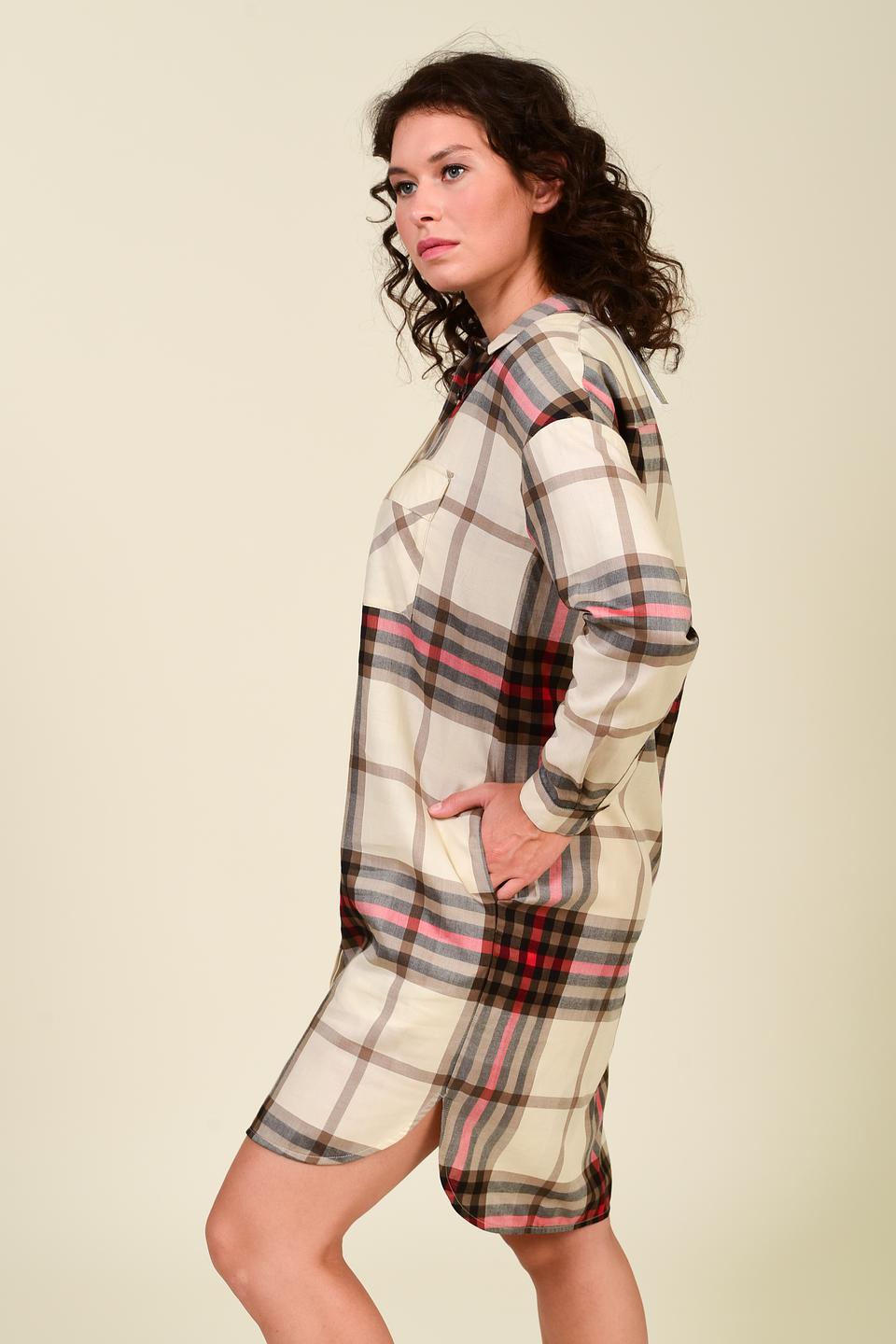 Платье Pezzo в клетку