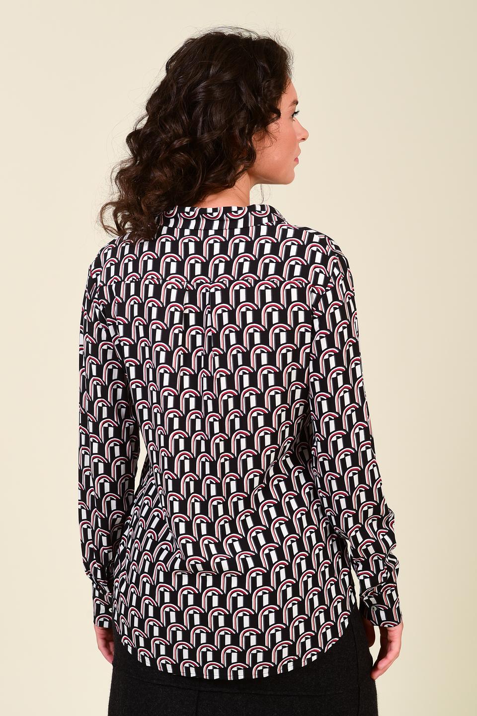 Блуза Pezzo с геометрическим принтом