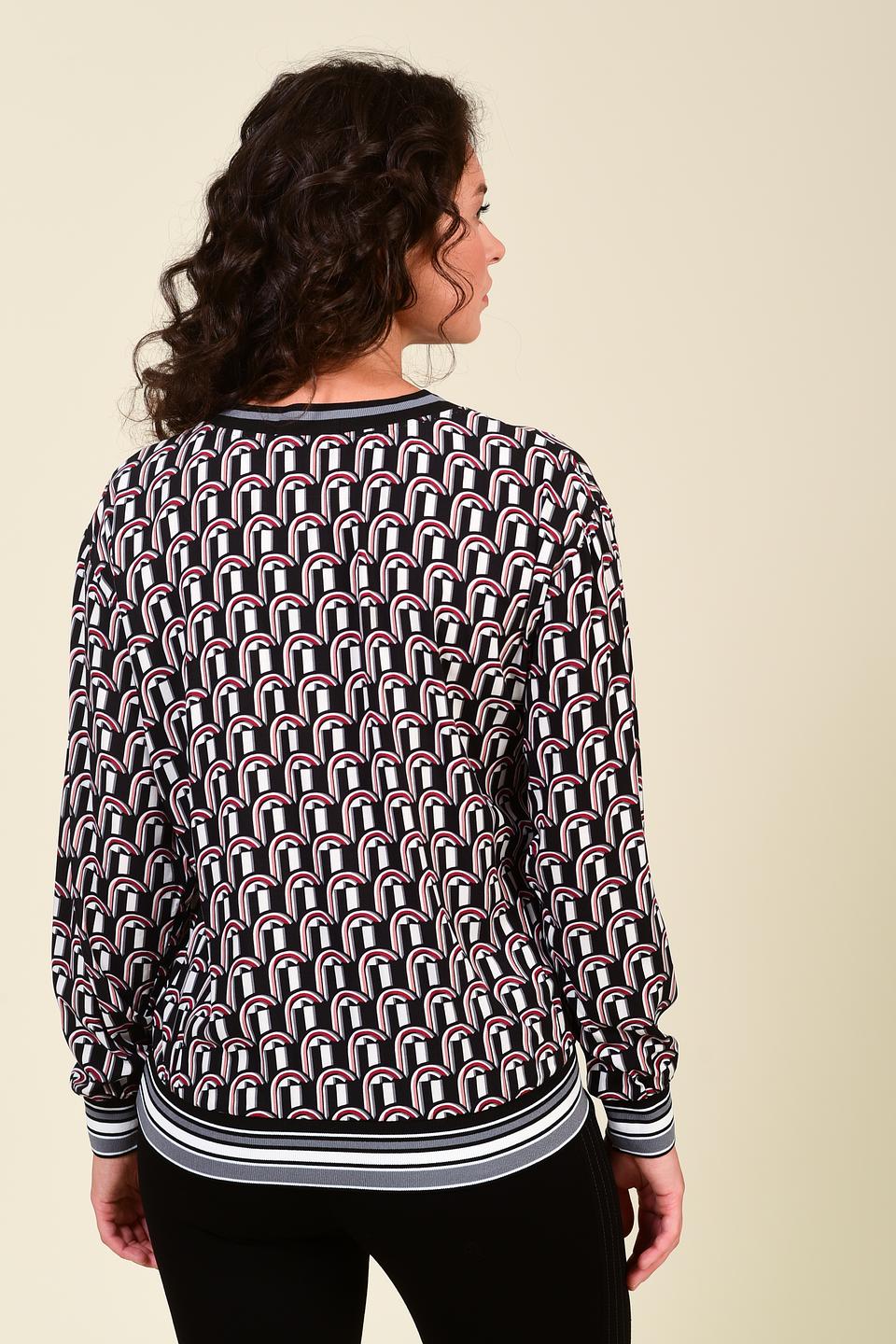 Блуза Pezzo с геометрическим принтом