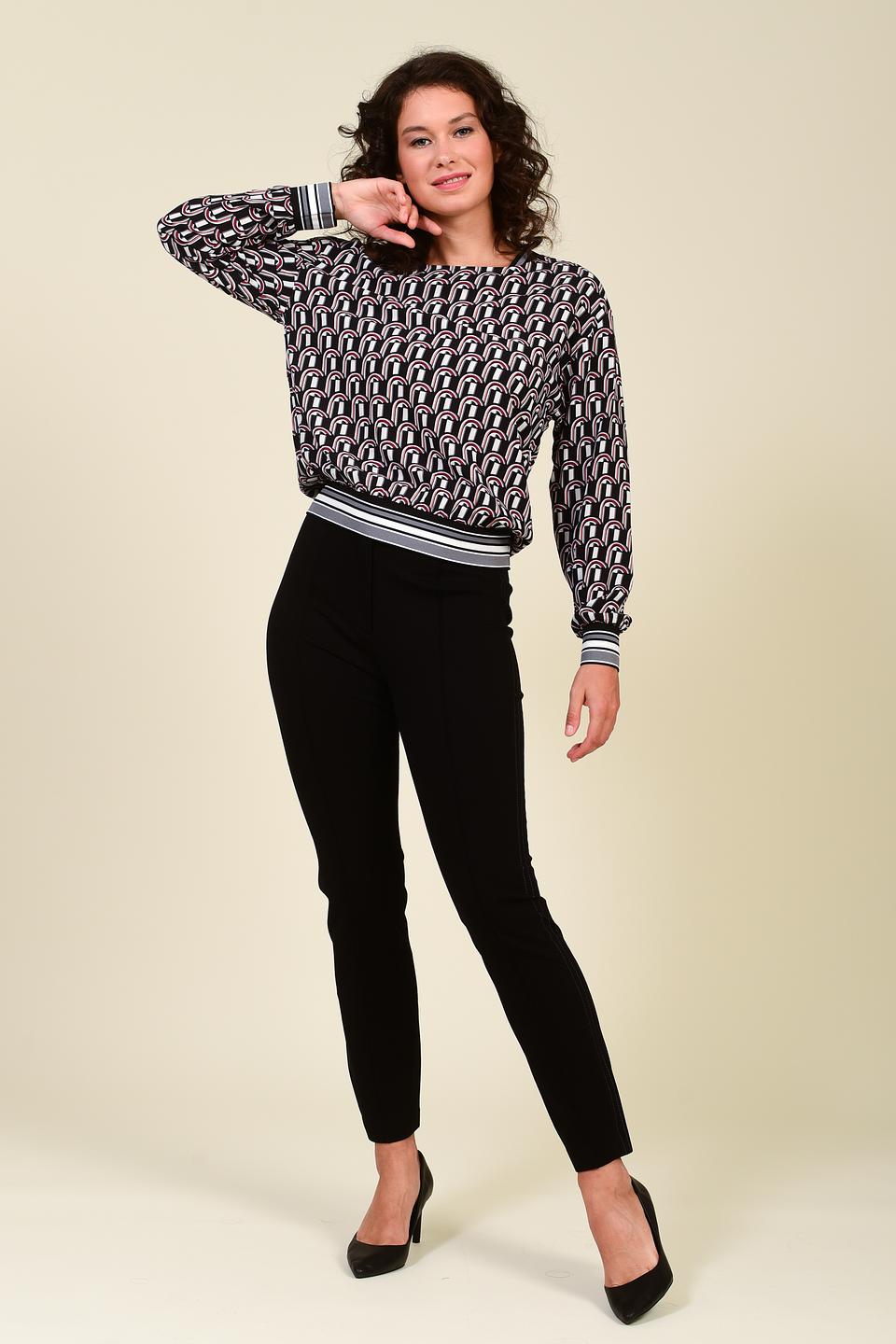 Блуза Pezzo с геометрическим принтом