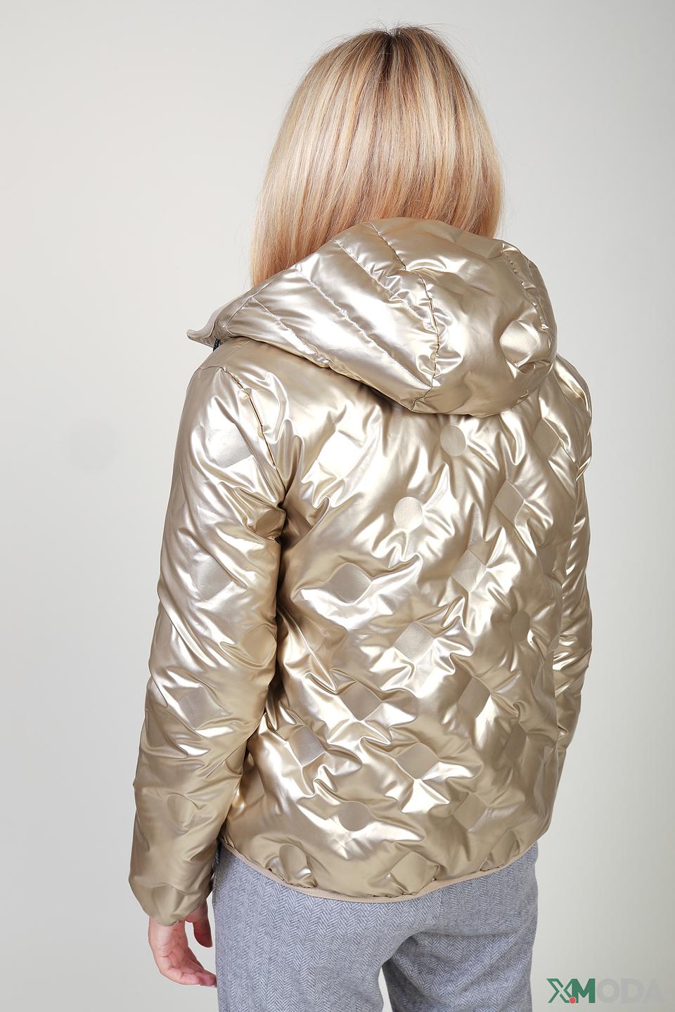 Куртка Pezzo золотистая стеганая