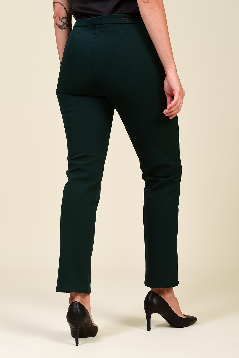 Брюки Pezzo с молниями изумрудные