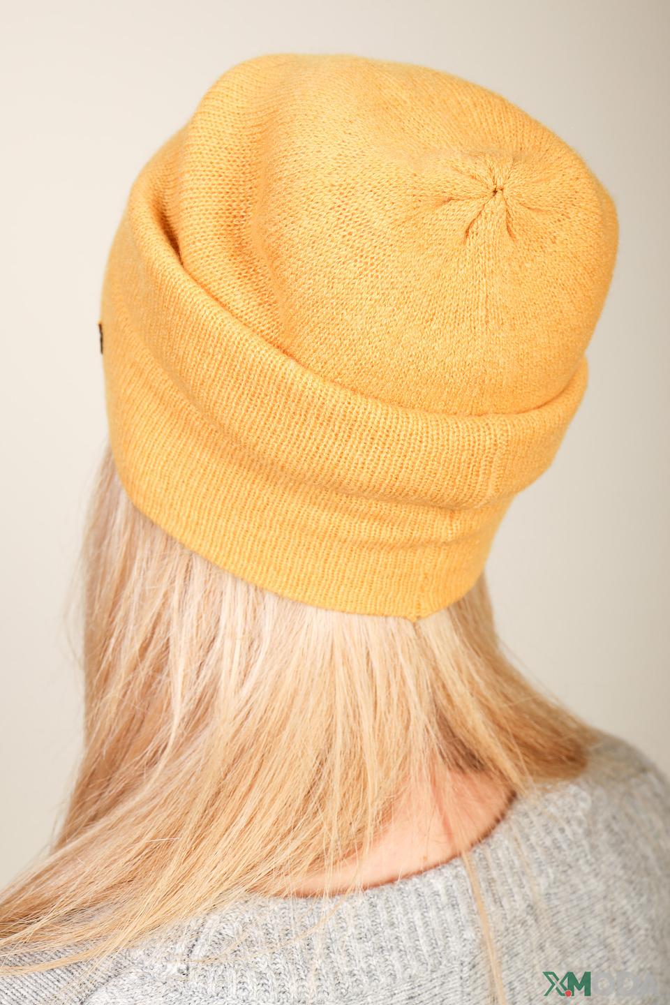 Шапка Fraas кашемир горчичный