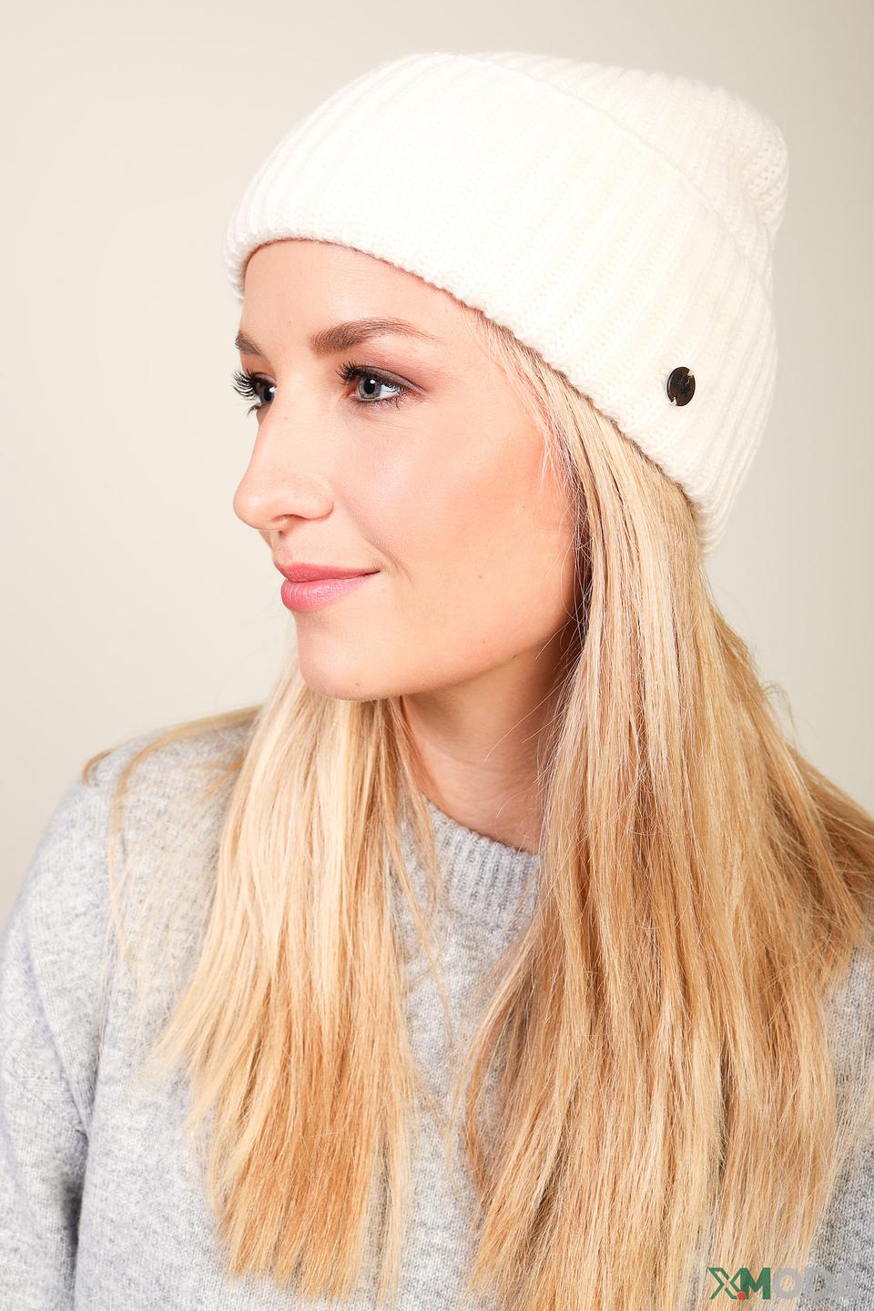 Шапка Fraas кашемир белая